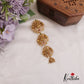 Traditional Antique Lakshmi Motifs Jada Billa With Pearl Drops J344