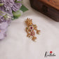 Elegant Lakshmi Peacock Motifs Jhumka Jada Billa With Pearl Drops J343