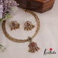 Pretty AD Victorian Jadau Hasli Necklace with Beads Drops NC2344 (Available in 2 Colours)
