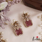 Stunning Floral Motifs CZ Victorian Necklace NC3065 (Available In 3 Colors)