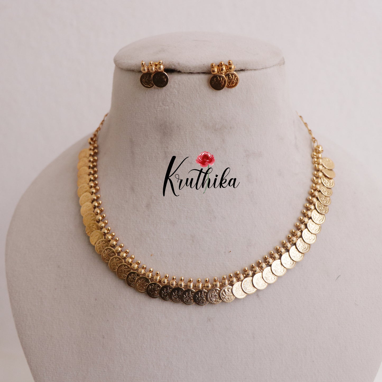 Beautiful Kasu Mala Necklace Set NC2346