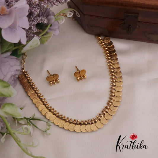 Beautiful Kasu Mala Necklace Set NC2346