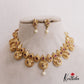 Beautiful Antique Peacock Motifs Coin/Bottu Necklace NC2677