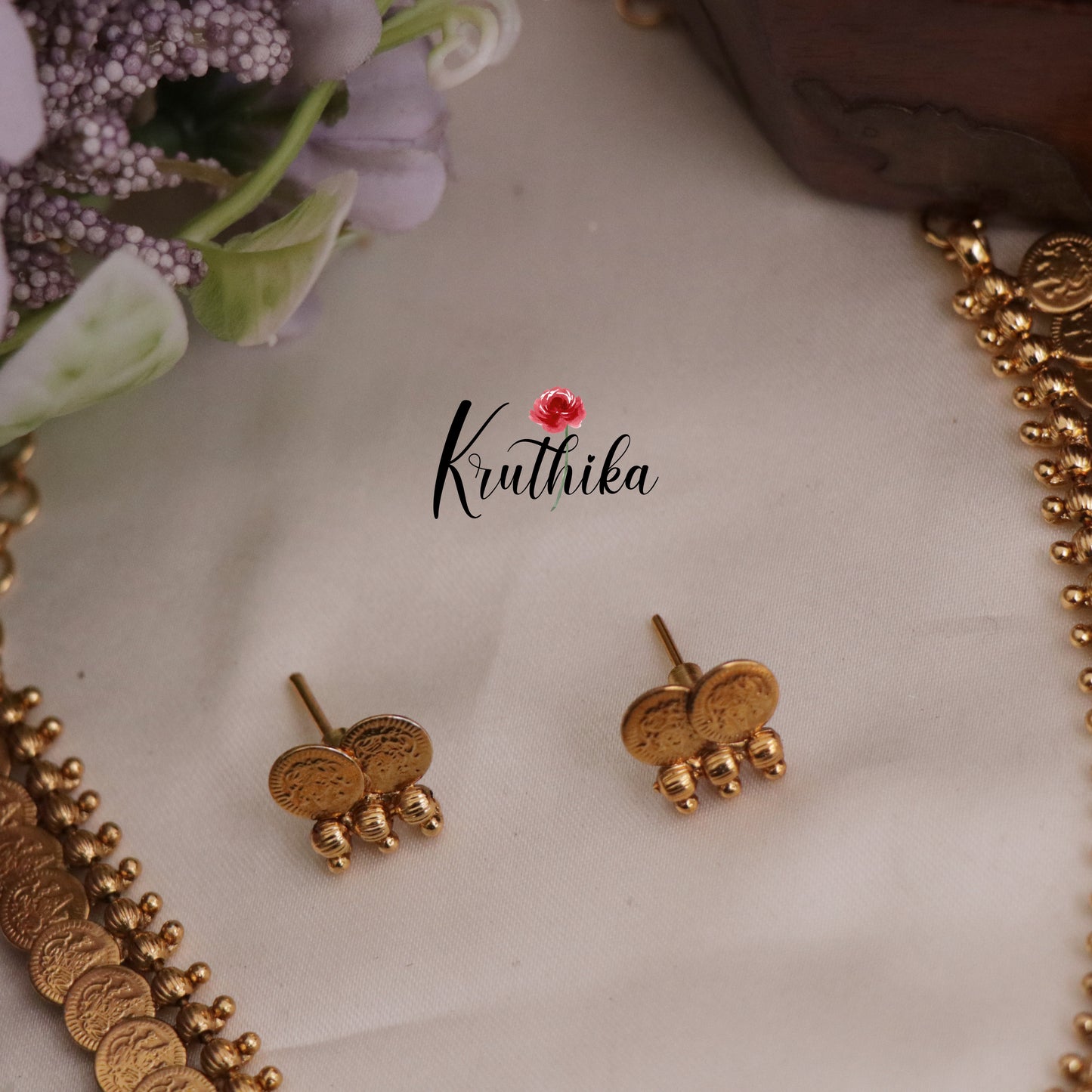 Beautiful Kasu Mala Necklace Set NC2346
