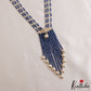 Royal Beaded Layered Necklace with Pearl Drops LH2224