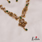 Simple Antique Floral Motifs AD Necklace NC2702