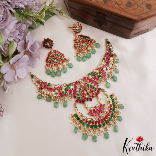Royal Jadau Necklace NC3329 ( Available in 2 Variants)