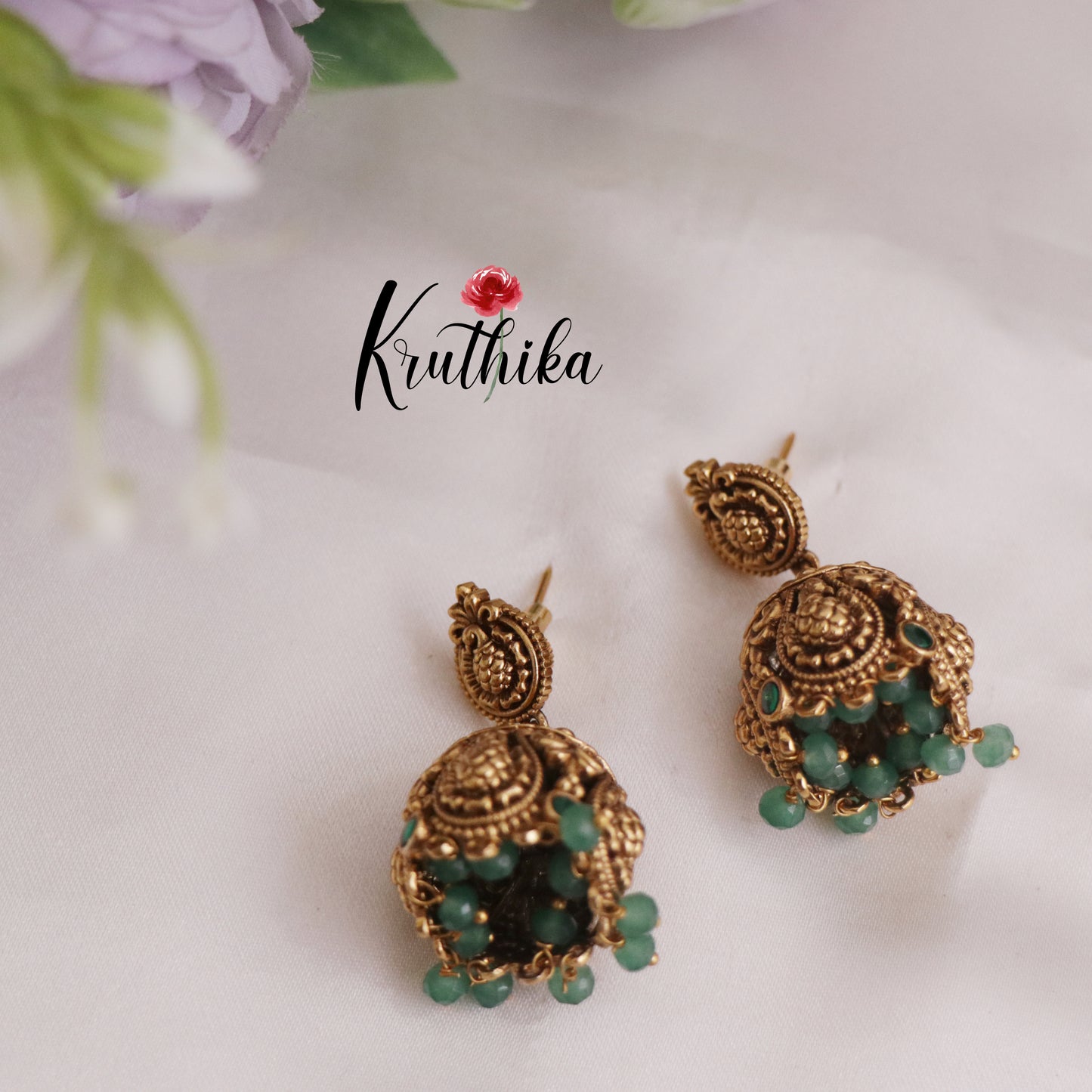 Classis Peacock Jhumka Earrings E763