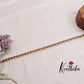 Simple Kemp Floral Hip Chains with Pearls Drops V295
