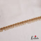 Beautiful Floral Motifs Hip Chain With Pearl Drops V335