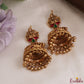 Premium Nagas Elephant Jadau Jhumkas with golden beads E1247