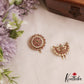 Elegant Floral Motifs Chandra Surya Jadau Hair Ornaments J401