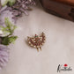 Elegant Floral Motifs Chandra Surya Jadau Hair Ornaments J401