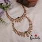 Simple AD Leaf Floral Victorian Necklace NC2376 (Available in 2 Colours)