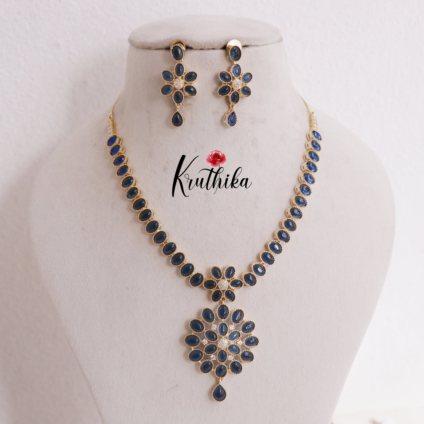 Trendy Jadau Floral Necklace NC2387 (Available in 2 Colours)