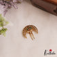 Pretty Floral Motifs Chandra Surya Jadau Hair Ornaments J404