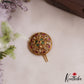 Elegant Floral Motifs Chandra Surya Jadau Hair Ornaments J405