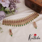 Luxury Bridal Kemp Choker with Green Beads Drops NC2373