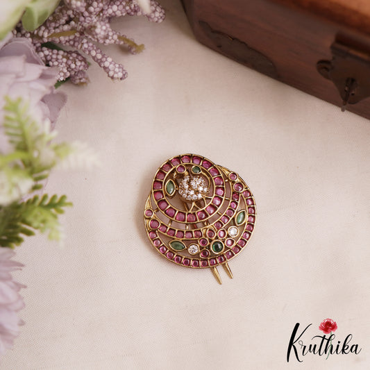 Pretty Peacock Motifs Chandra Surya Kemp Hair Ornaments J408