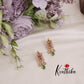 Luxury Bridal Kemp Choker with Green Beads Drops NC2373