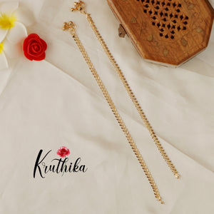 Simple Gold Anklets A34