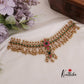 Beautiful Kundan Jadau Choker with Golden Beads Drops NC2374