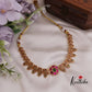 Classic Peacock Jadau Flower Necklace NC2399