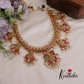 Grand Temple Lakshmi Jadau Guttapusalu Necklace NC2352