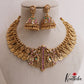 Premium Antique Peacock Motifs Lakshmi Kasu Necklace NC3051
