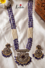 Victorian Beads Haaram-Purple Colour LH571