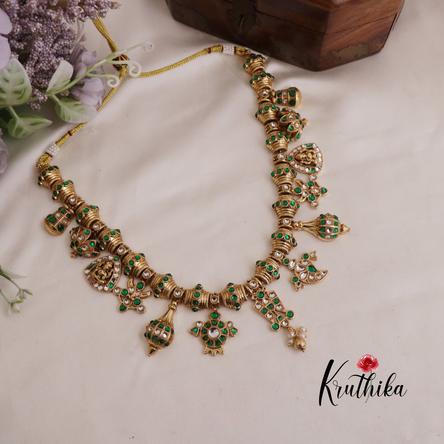 Royal AD Kundan Jadau Necklace Set NC2349