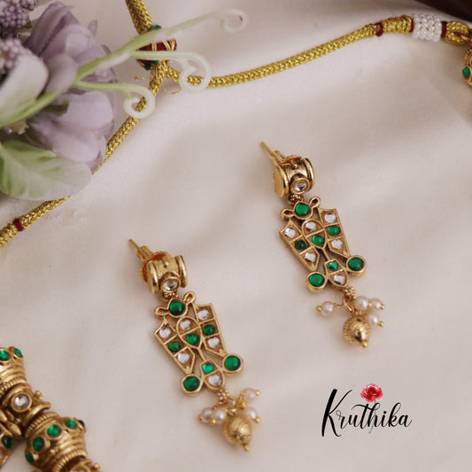 Royal AD Kundan Jadau Necklace Set NC2349