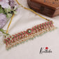Classic Antique Jadau Peacock Chocker with Pastel Green Beads NC2375