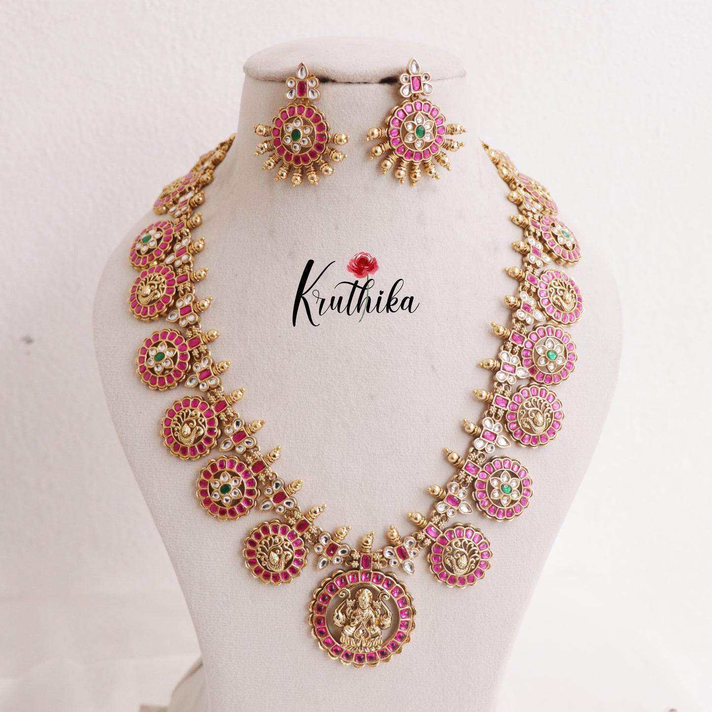 Elegant Kasu Lakshmi Jadau Haaram LH1670