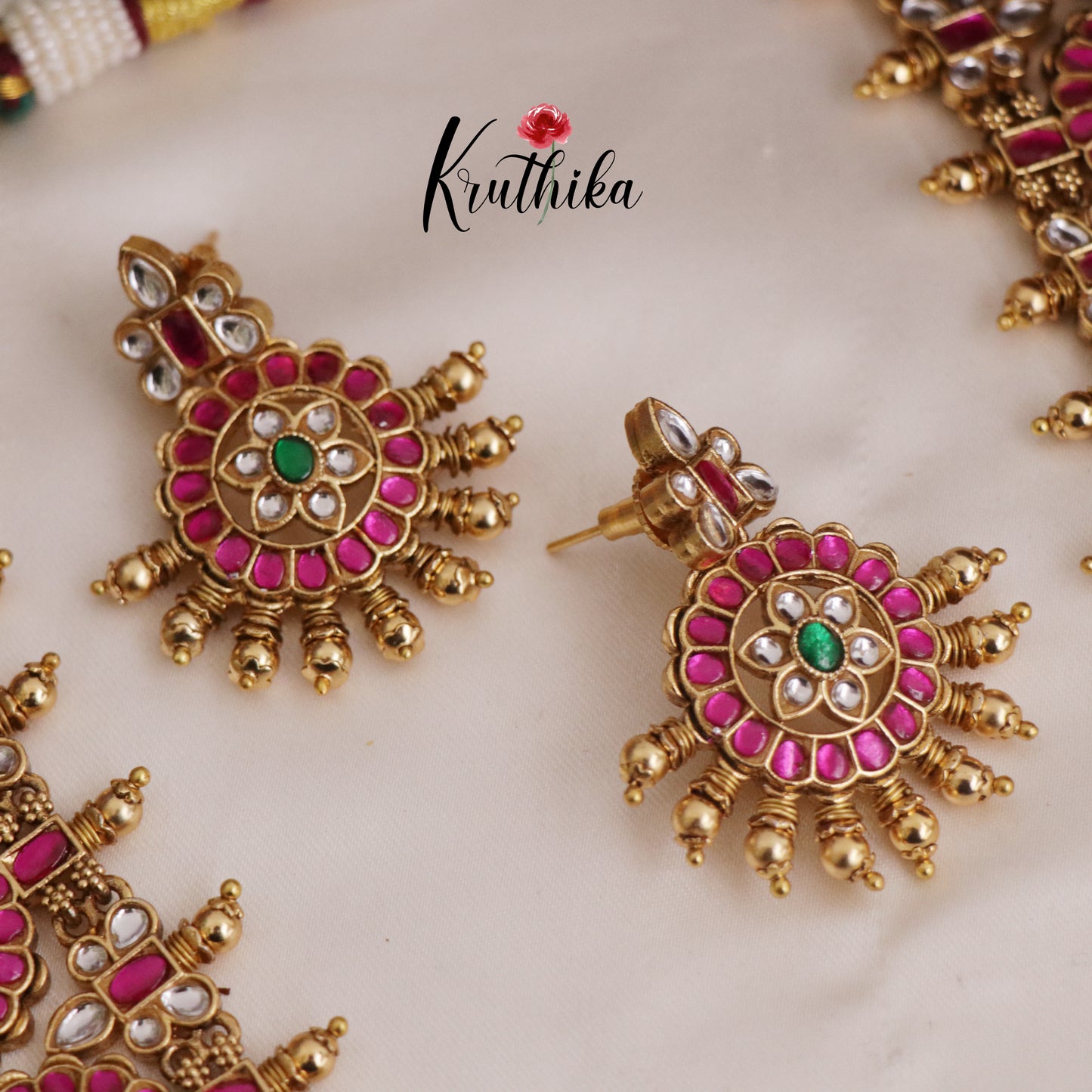 Elegant Kasu Lakshmi Jadau Haaram LH1670