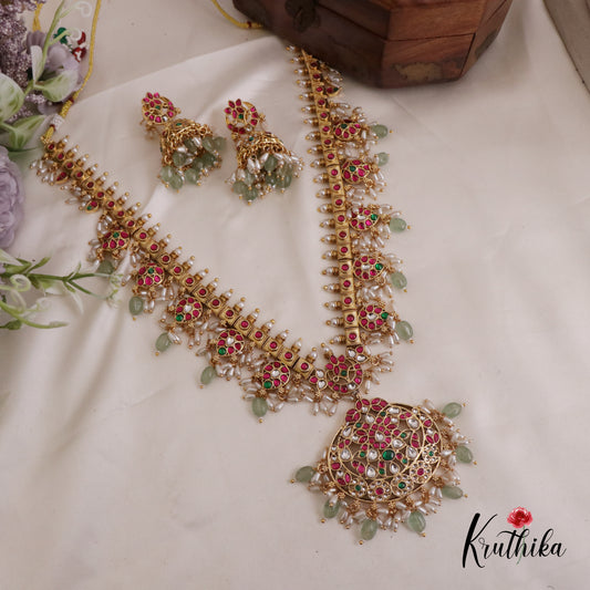 Elegant Jadau Guttapusalu Haaram LH1672