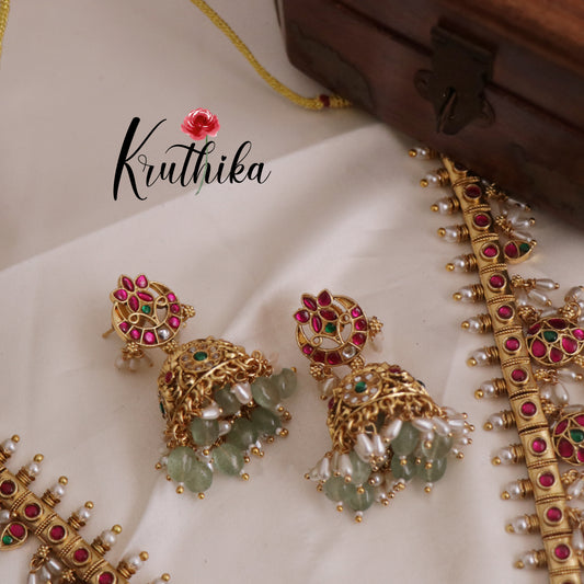 Elegant Jadau Guttapusalu Haaram LH1672