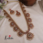 Classic Kundan Jadau Peacock Guttapusalu Haaram LH1671