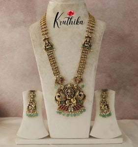 Elegant Lakshmi Beads Jadau Haaram LH618