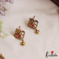Classic Peacock Motifs CZ Victorian Pendant Chain Set NC3068 (Available In 2 Colors)