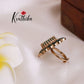 Premium Jadau/Mossanite Finger Ring R30 (Available in 2 Colours)