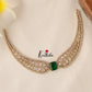 Pretty AD/Victorian Necklace-Green NC1245