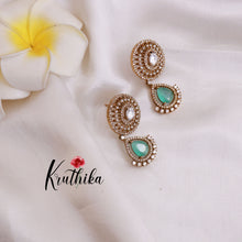 Grand AD/Victorian Necklace NC1821 with Pair of Earrings & Maang Tikka (Available in 6 Colours)