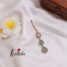 Grand AD/Victorian Necklace NC1821 with Pair of Earrings & Maang Tikka (Available in 6 Colours)