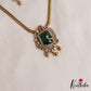 Elegant Peacock Motifs CZ Victorian Pendant Chain Set NC3049 (Available In 2 Colors)