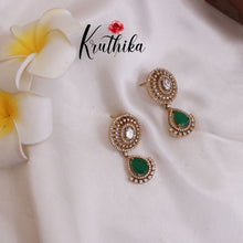 Grand AD/Victorian Necklace NC1821 with Pair of Earrings & Maang Tikka (Available in 6 Colours)