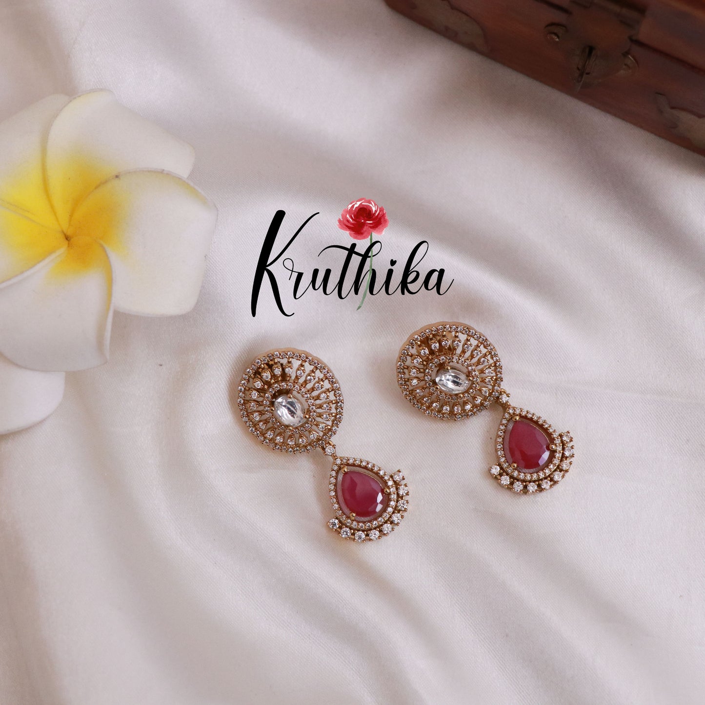Grand AD/Victorian Necklace NC1821 with Pair of Earrings & Maang Tikka (Available in 6 Colours)