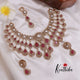 Grand AD/Victorian Necklace NC1821 with Pair of Earrings & Maang Tikka (Available in 6 Colours)