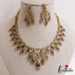 Sparkling Teardrop Motifs CZ Victorian Necklace NC3048 (Available In 3 Colors)