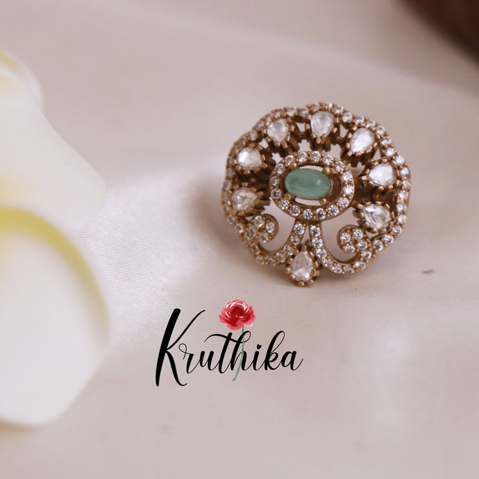 Trendy  Victorian Finger Ring R28 (Available in 2 Colours)
